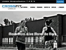 Tablet Screenshot of crossfitlasalle.com